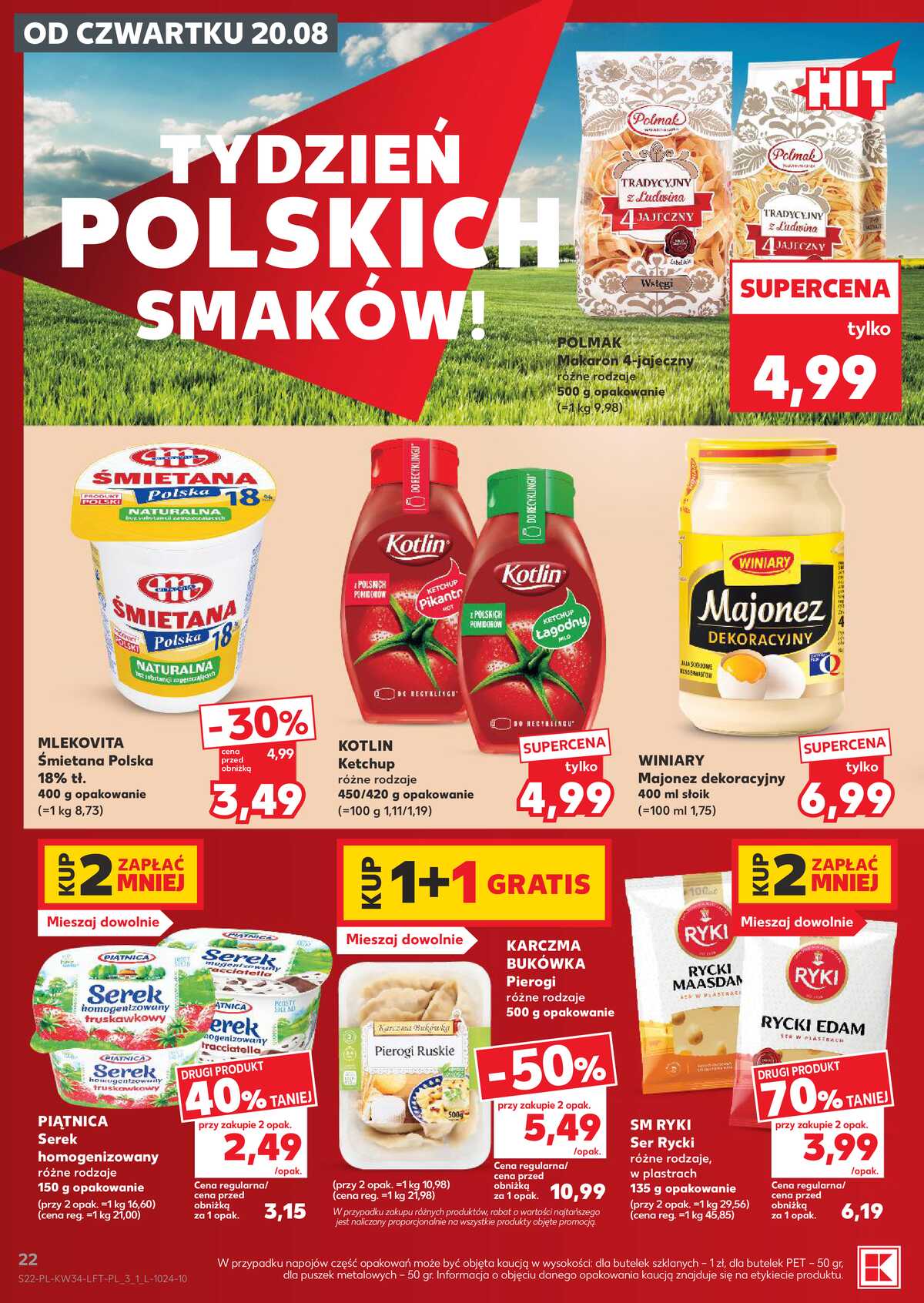 Leták Kaufland Polsko 20.8.-26.8.2026 - Týdenní zpravodaj strana 22