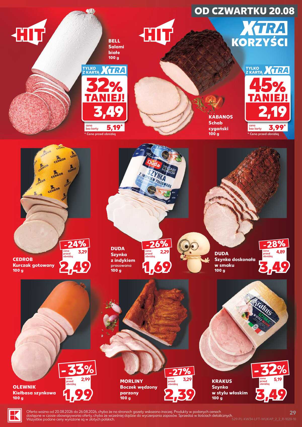 Leták Kaufland Polsko 20.8.-26.8.2026 - Týdenní zpravodaj strana 29