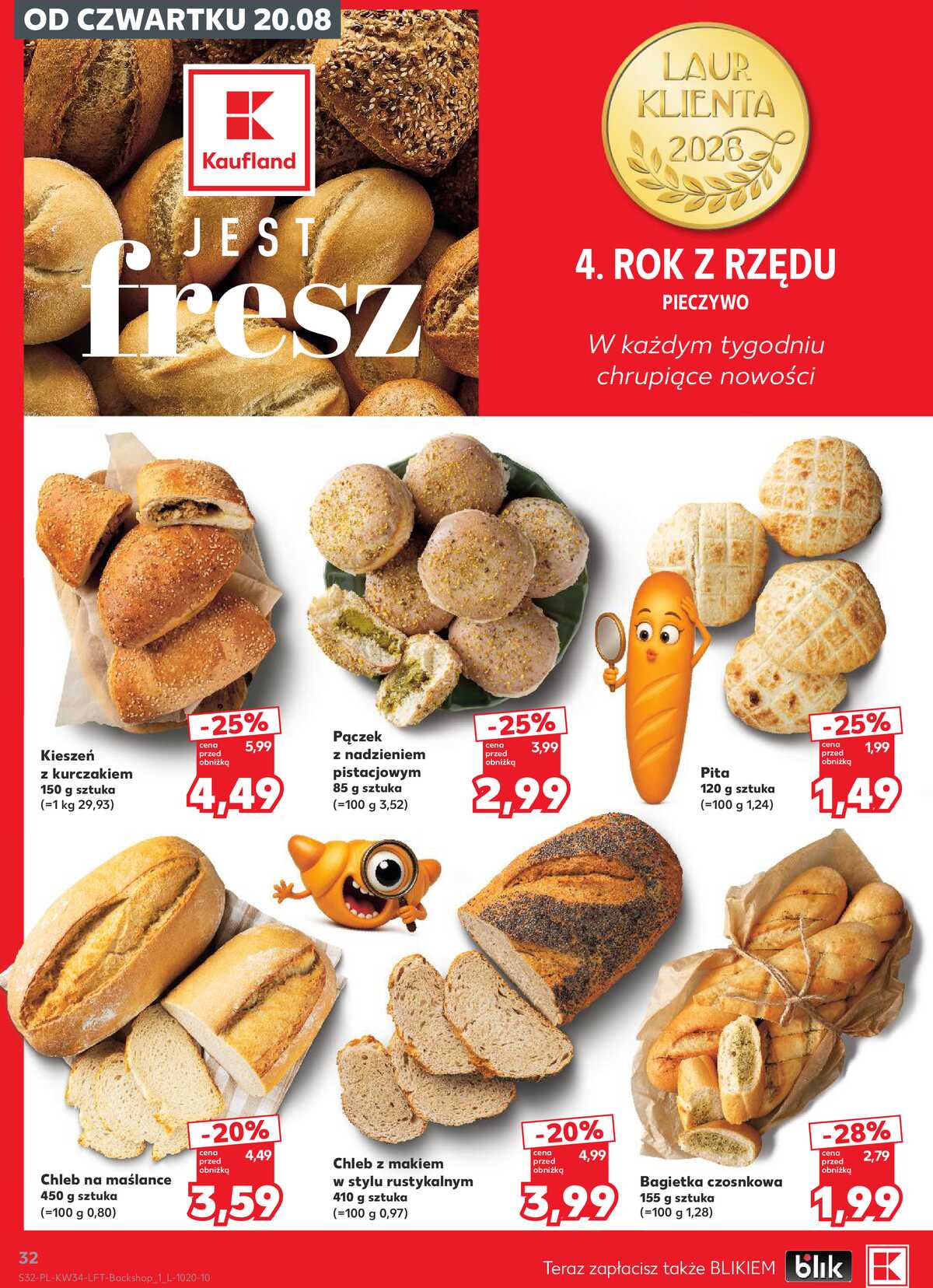 Leták Kaufland Polsko 20.8.-26.8.2026 - Týdenní zpravodaj strana 32