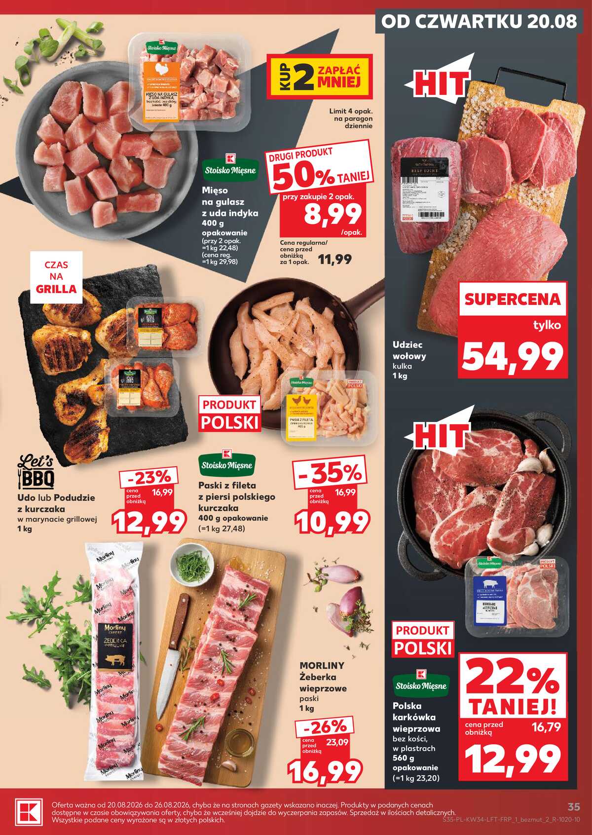 Leták Kaufland Polsko 20.8.-26.8.2026 - Týdenní zpravodaj strana 35