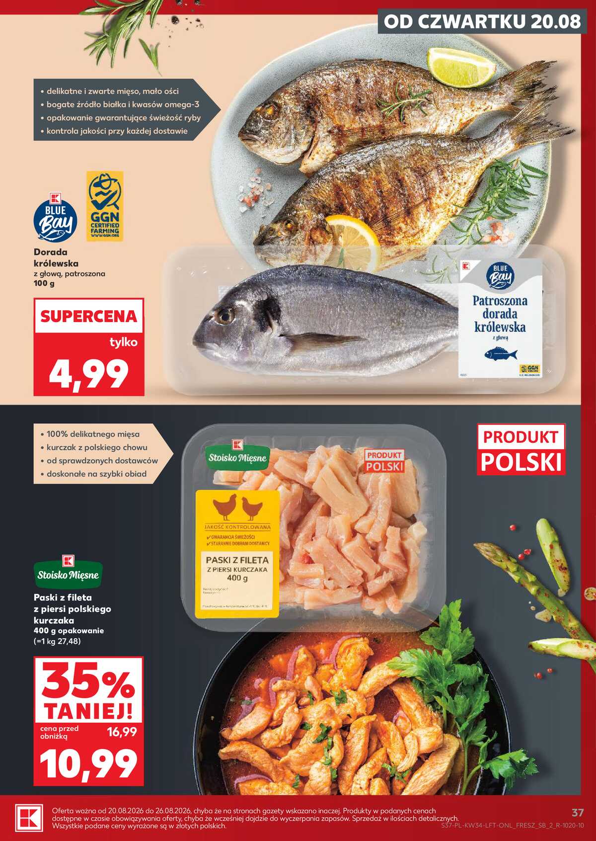 Leták Kaufland Polsko 20.8.-26.8.2026 - Týdenní zpravodaj strana 37