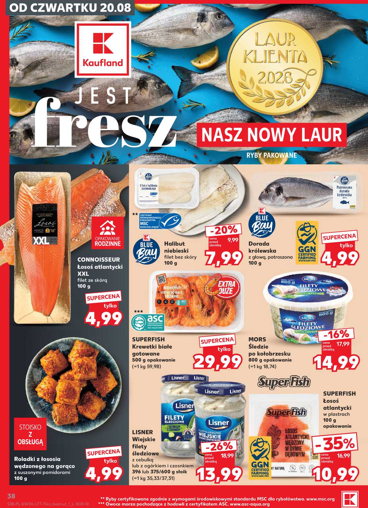 Leták Kaufland Polsko 20.8.-26.8.2026 - Týdenní zpravodaj strana 38