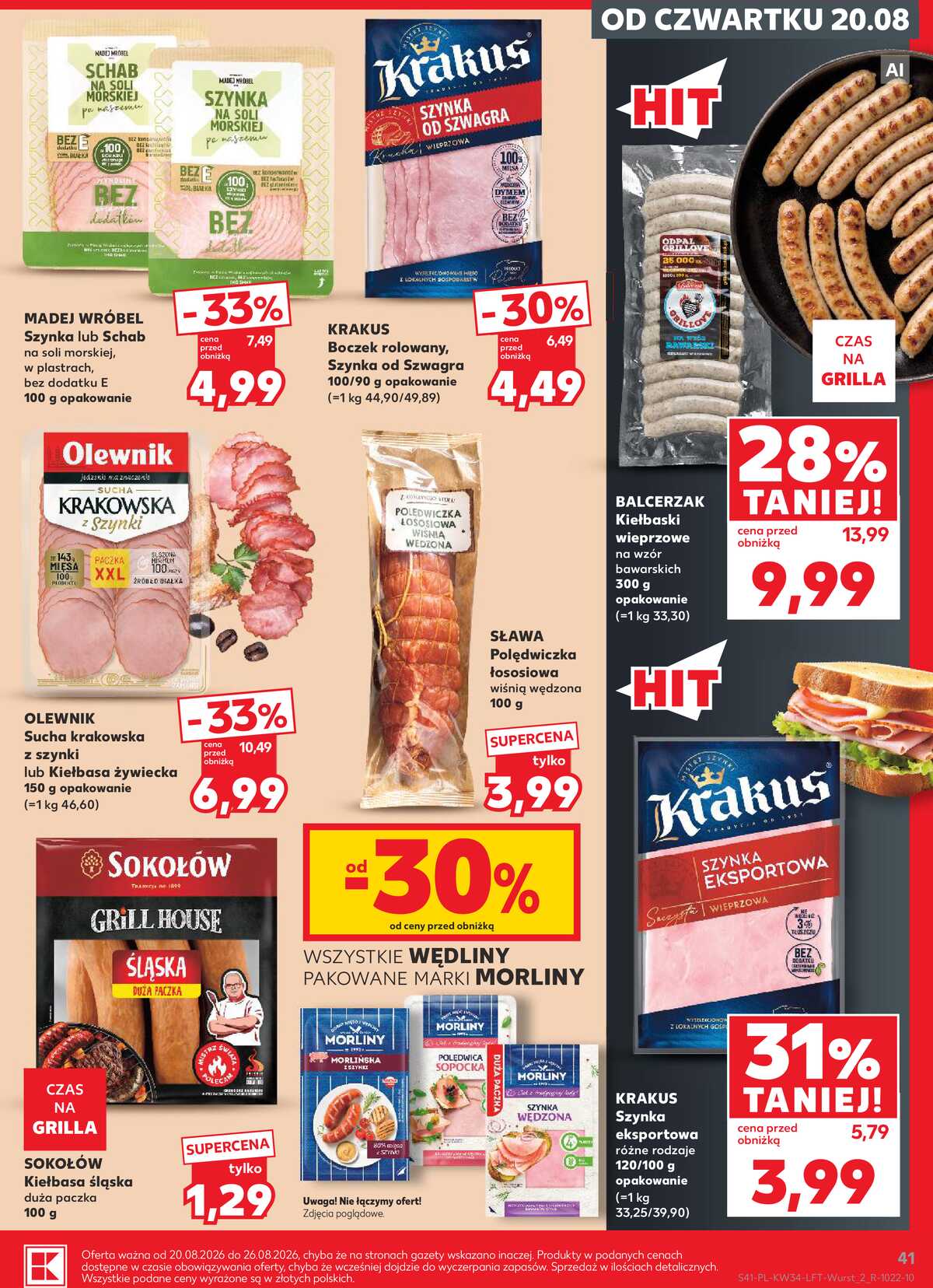 Leták Kaufland Polsko 20.8.-26.8.2026 - Týdenní zpravodaj strana 41