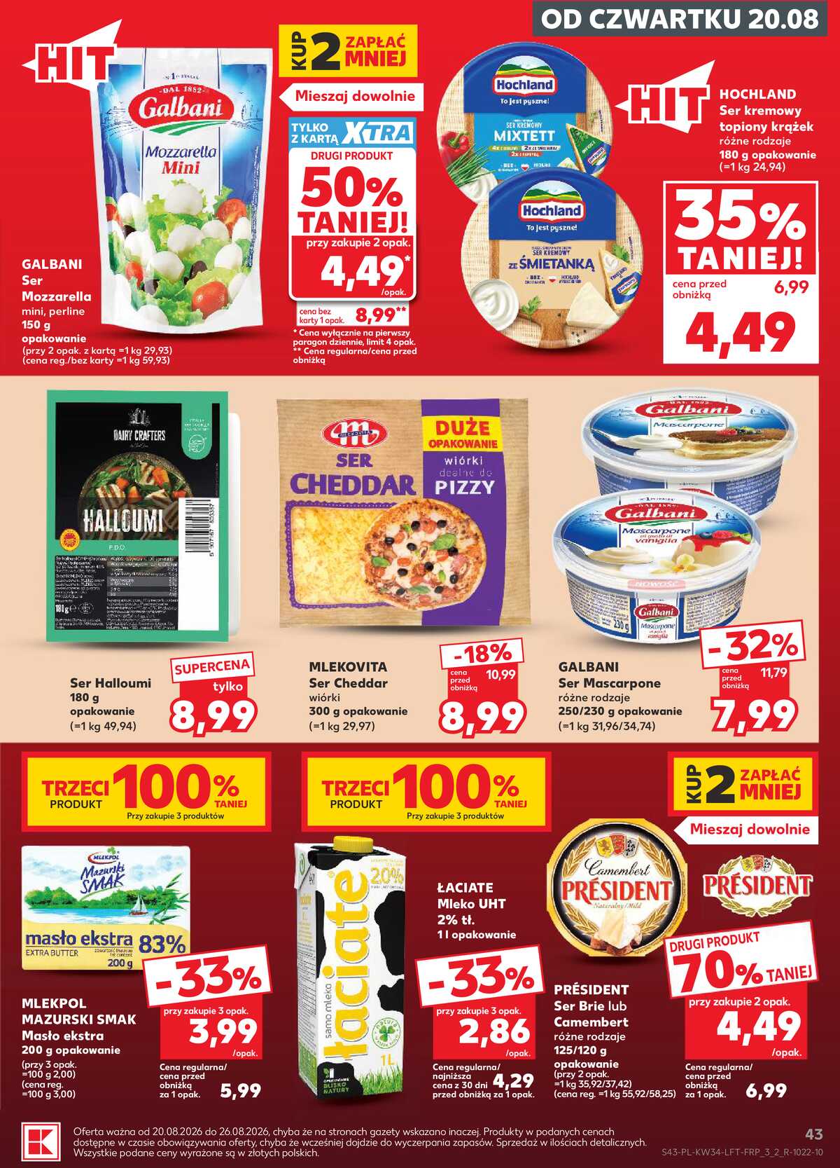 Leták Kaufland Polsko 20.8.-26.8.2026 - Týdenní zpravodaj strana 43