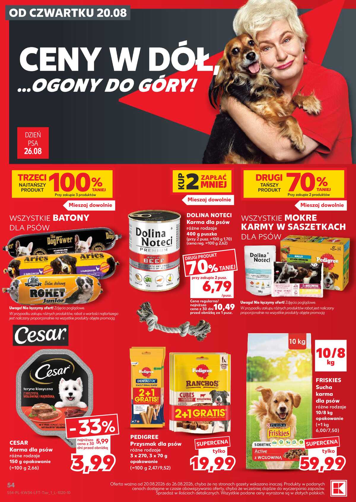 Leták Kaufland Polsko 20.8.-26.8.2026 - Týdenní zpravodaj strana 54