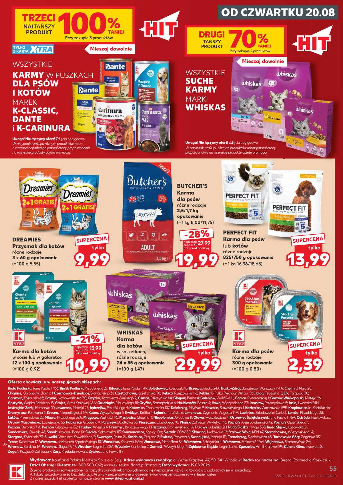 Leták Kaufland Polsko 20.8.-26.8.2026 - Týdenní zpravodaj strana 55