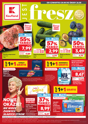 Leták Kaufland Polsko 20.8.-26.8.2026 - Týdenní zpravodaj