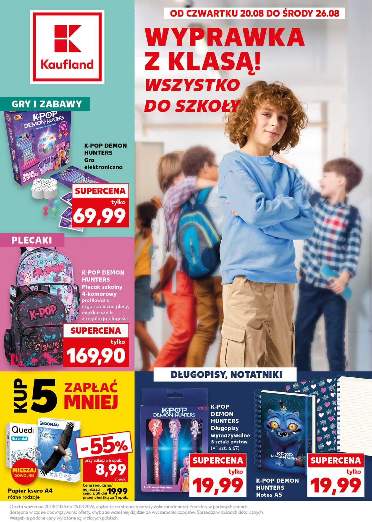 Leták Kaufland Polsko 20.8.-26.8.2026 strana 1