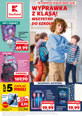 Leták Kaufland Polsko 20.8.-26.8.2026