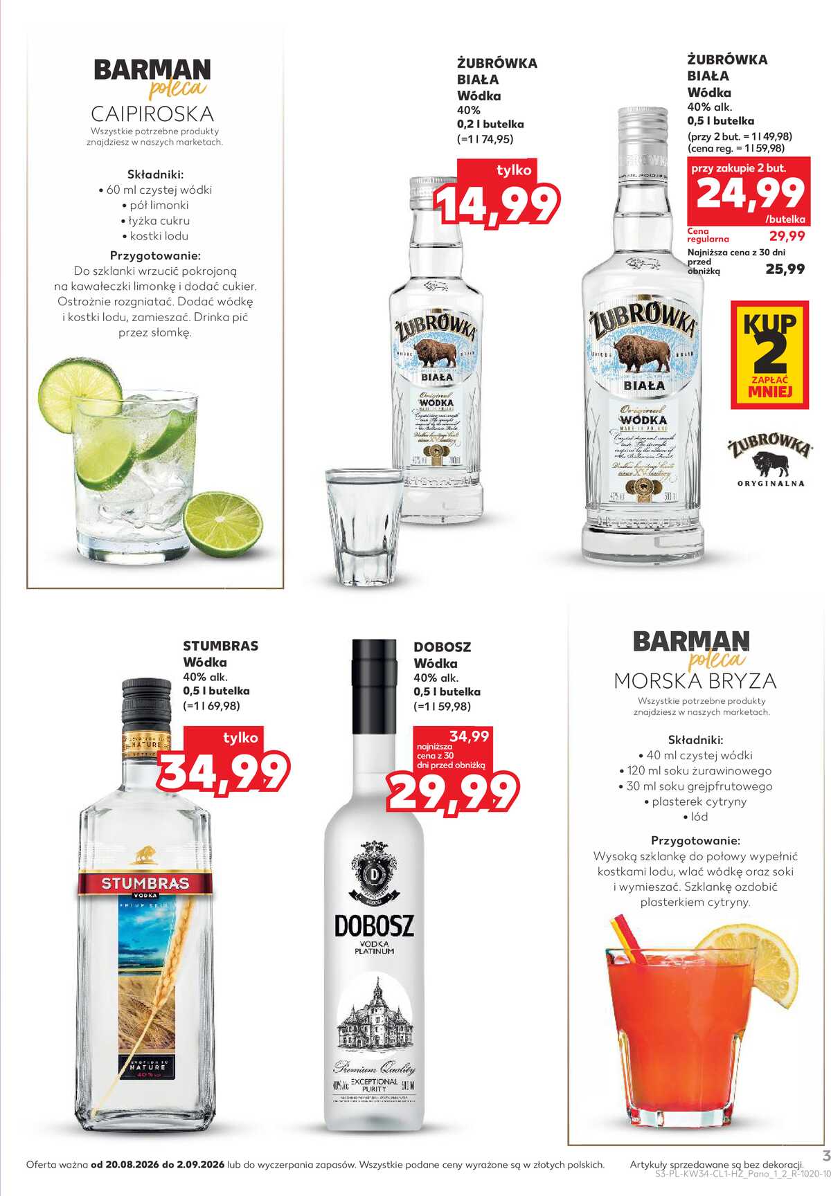 Leták Kaufland Polsko 20.8.-2.9.2026 - Bar v Kauflandu strana 3