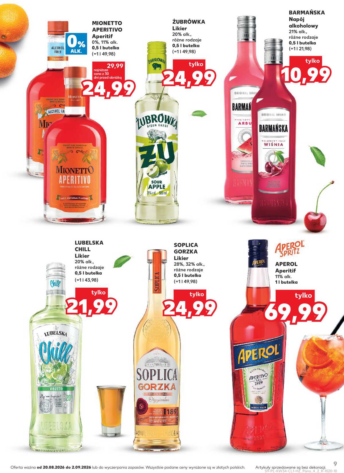Leták Kaufland Polsko 20.8.-2.9.2026 - Bar v Kauflandu strana 9