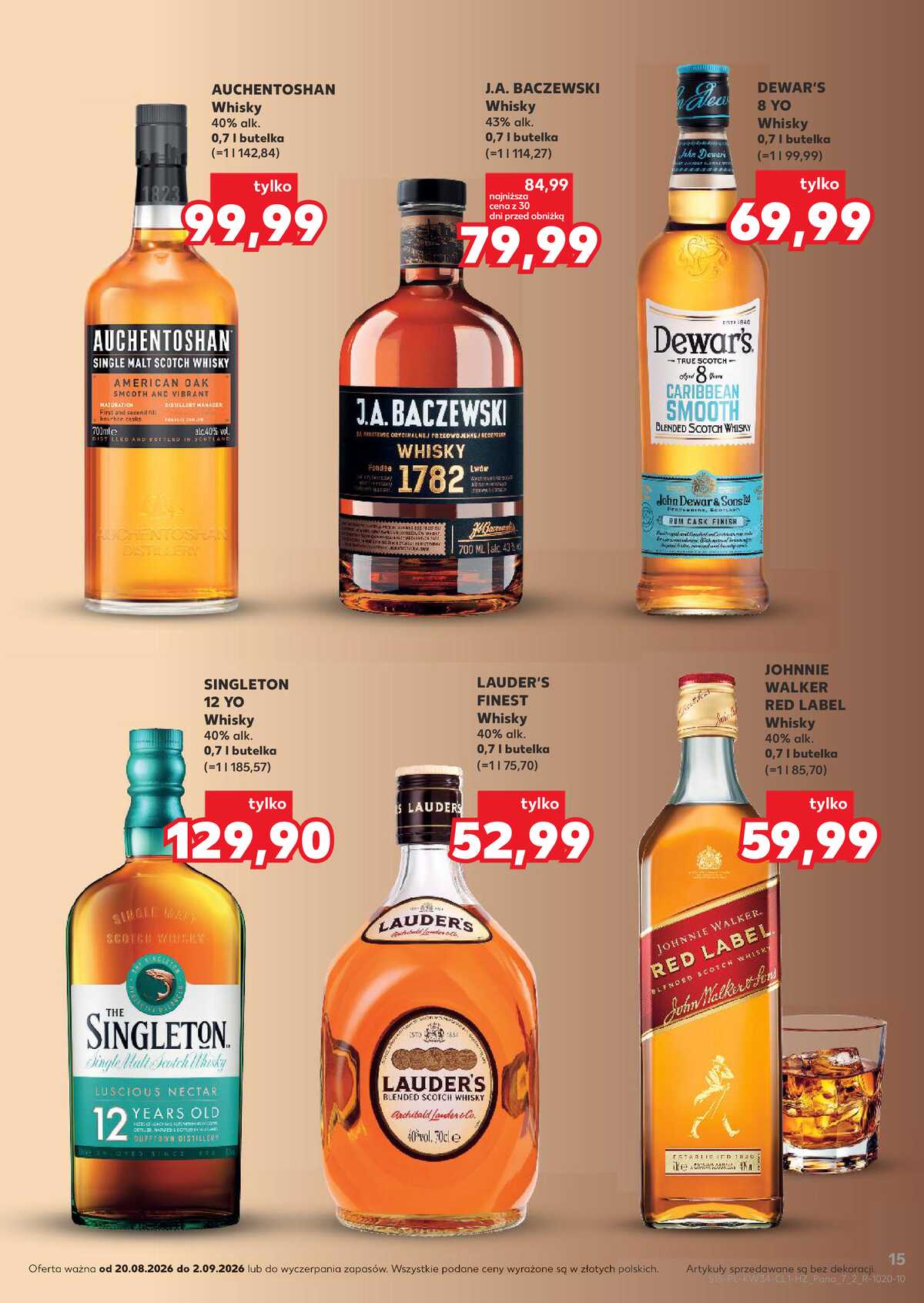 Leták Kaufland Polsko 20.8.-2.9.2026 - Bar v Kauflandu strana 15