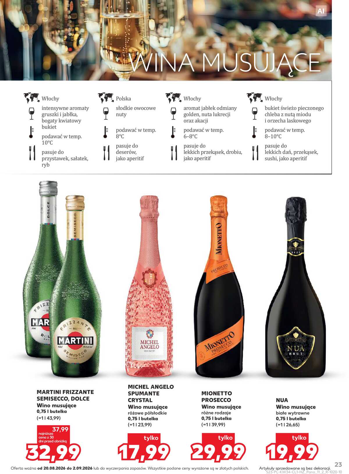Leták Kaufland Polsko 20.8.-2.9.2026 - Bar v Kauflandu strana 23