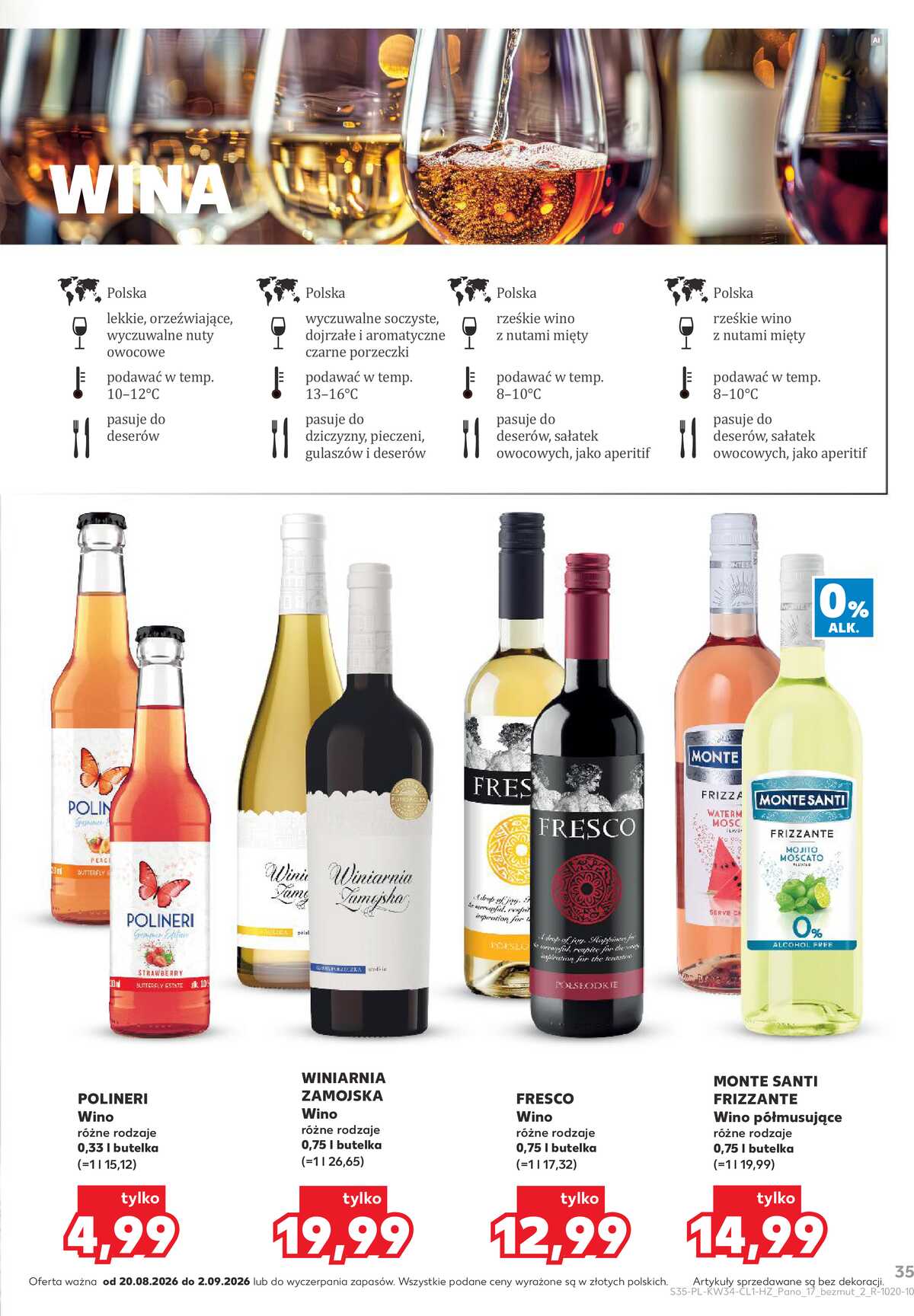 Leták Kaufland Polsko 20.8.-2.9.2026 - Bar v Kauflandu strana 35