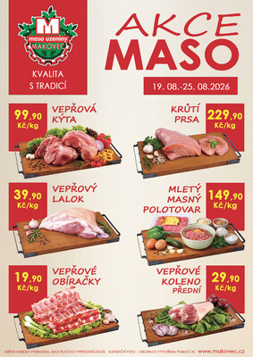 MAKOVEC a.s. – maso uzeniny : 1 leták