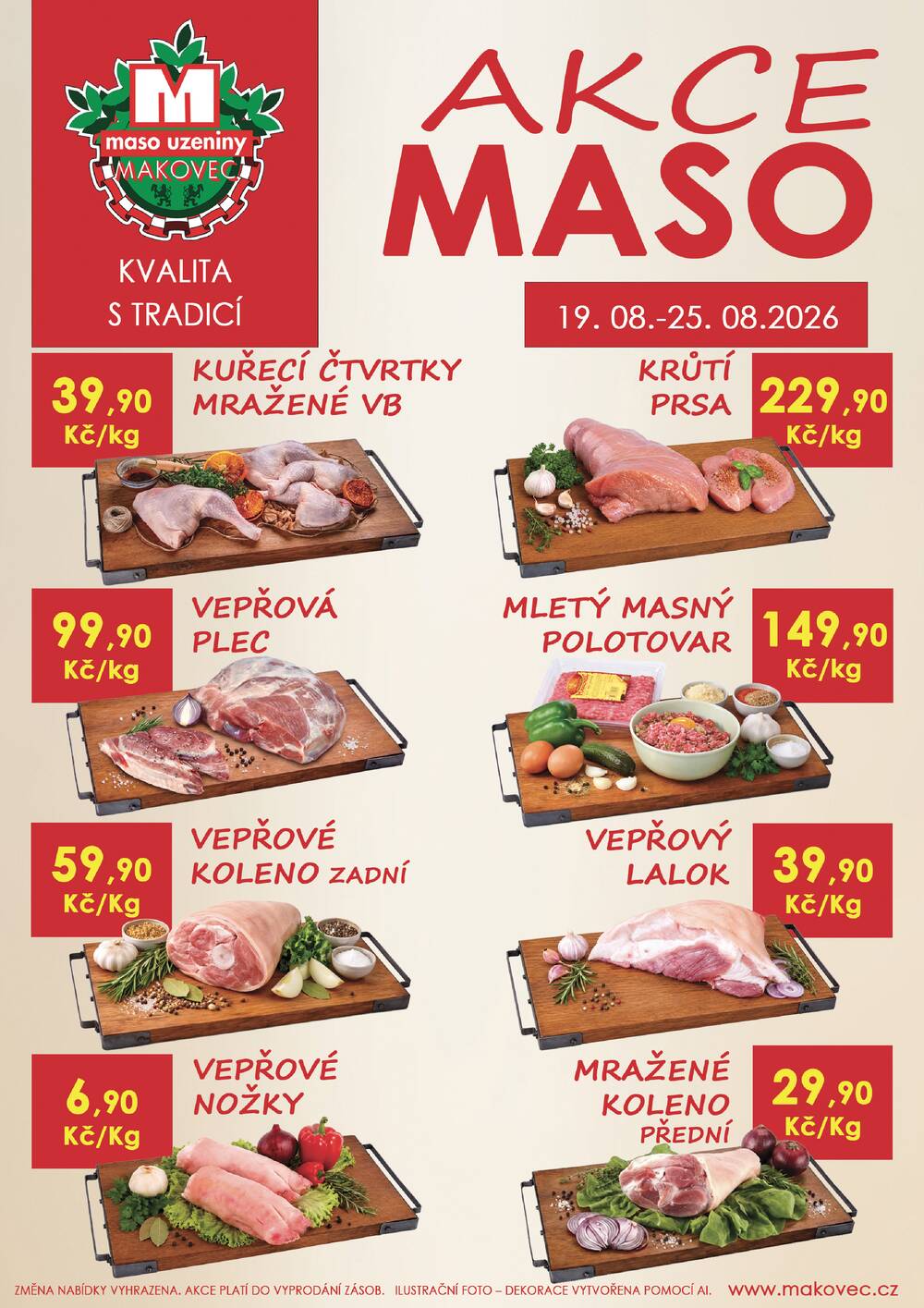 Leták MAKOVEC a.s. – maso uzeniny - Makovec 8.skupina od 19.8. do 25.8.2026 - strana 1 Leták MAKOVEC a.s. – maso uzeniny - Makovec 8.skupina od 19.8. do 25.8.2026 - strana 1