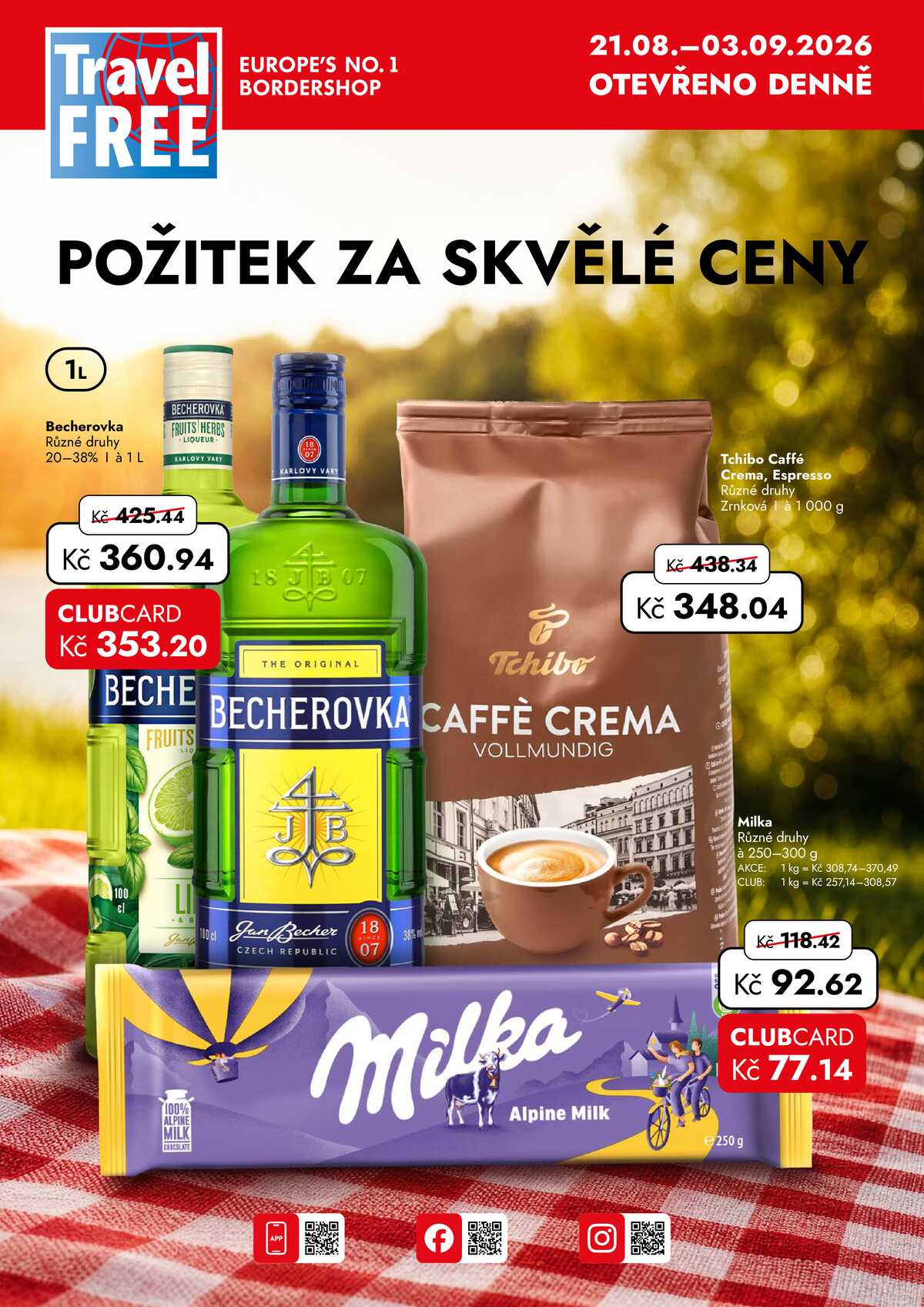 Travel Free od 21.8. do 3.9.2026 strana 1