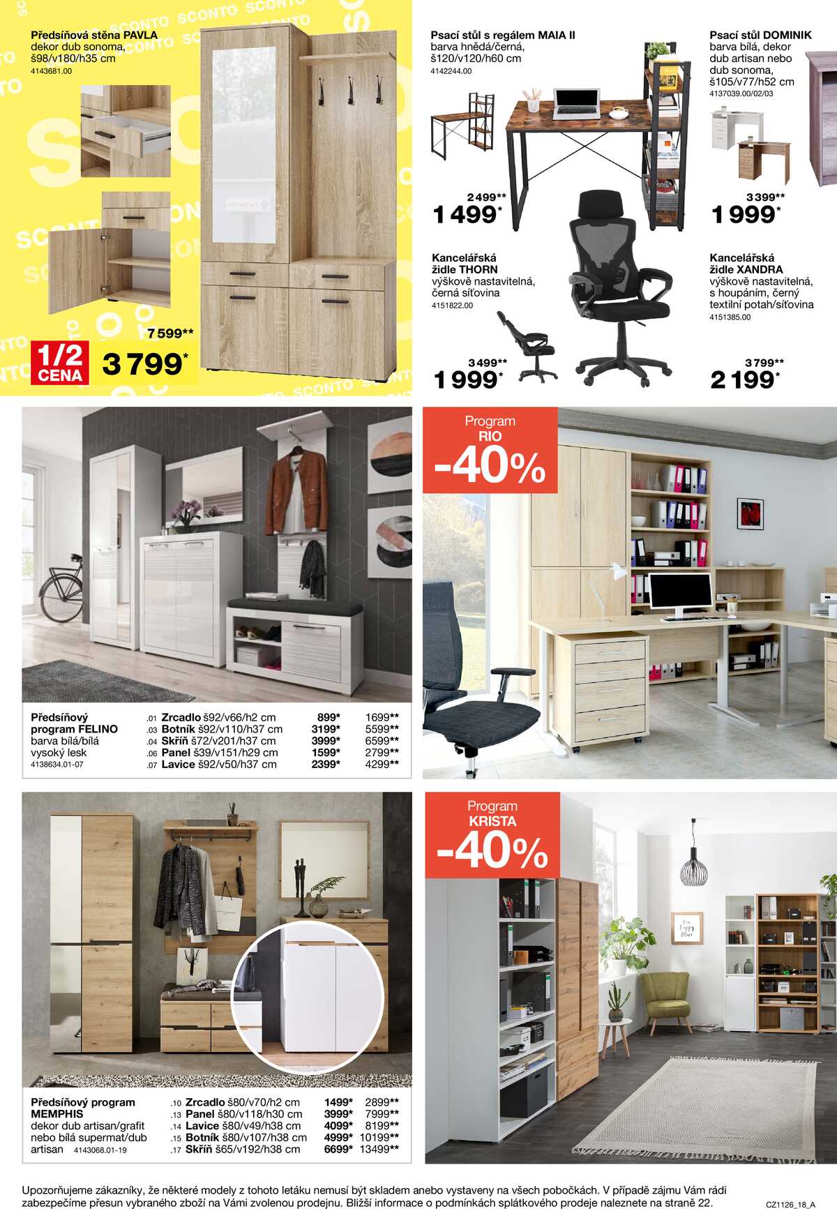 Sconto nábytek od 26.8. do 22.9.2026 strana 18