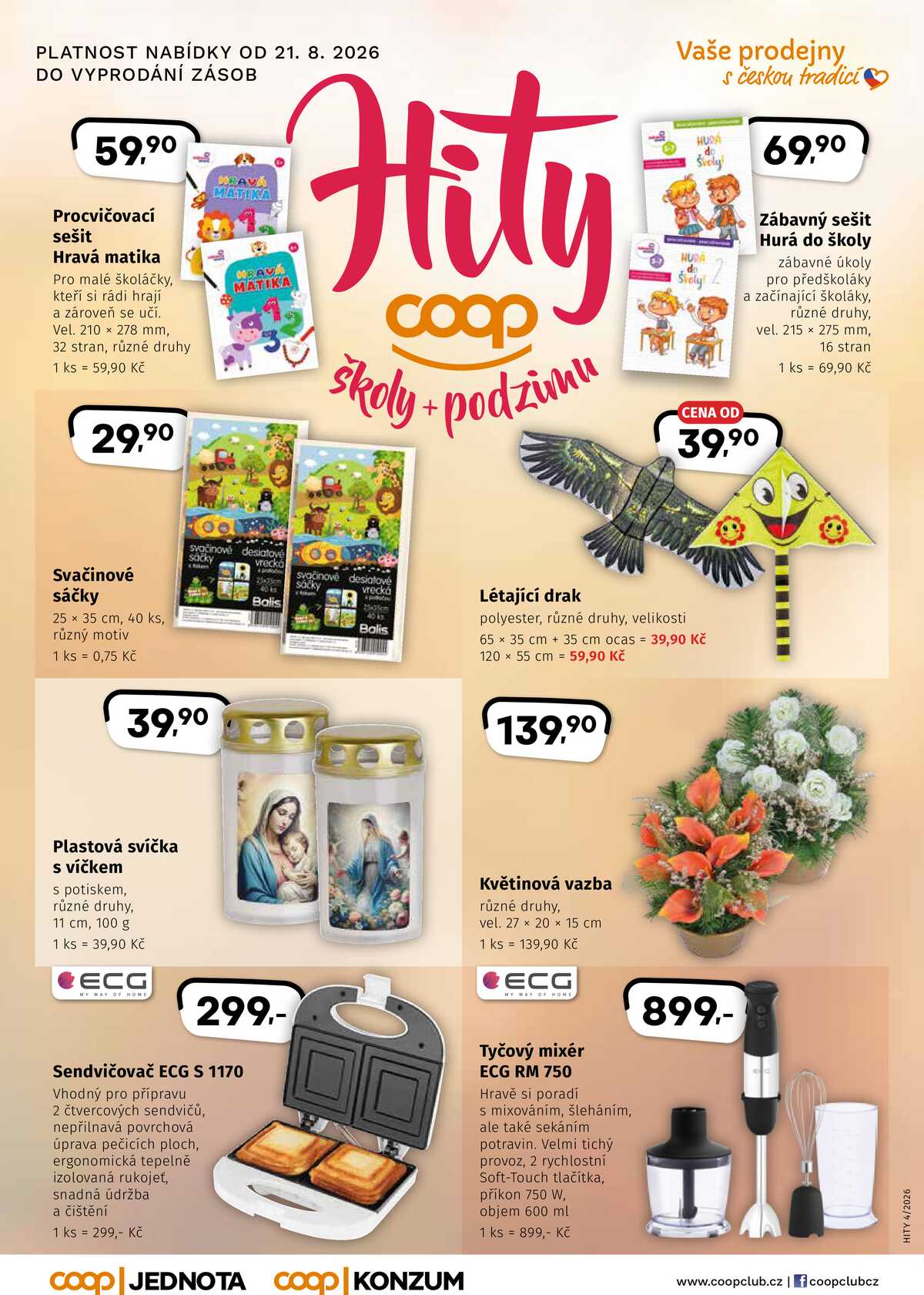 COOP Hity škola a podzim strana 1