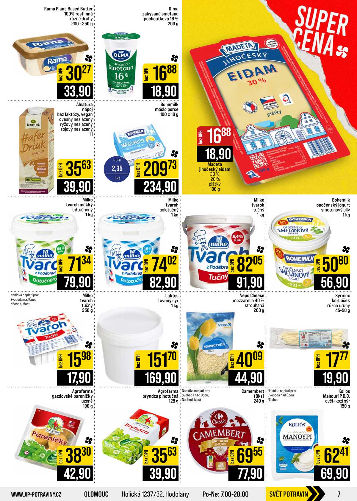 JIP Cash & Carry České Budějovice, Most, Náchod, Polička, Sušice a Svoboda nad Úpou od 19.8. do 25.8.2026 strana 7