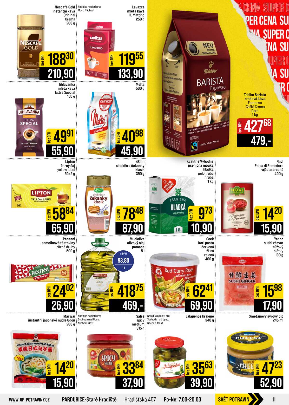 JIP Cash & Carry České Budějovice, Most, Náchod, Polička, Sušice a Svoboda nad Úpou od 19.8. do 25.8.2026 strana 11