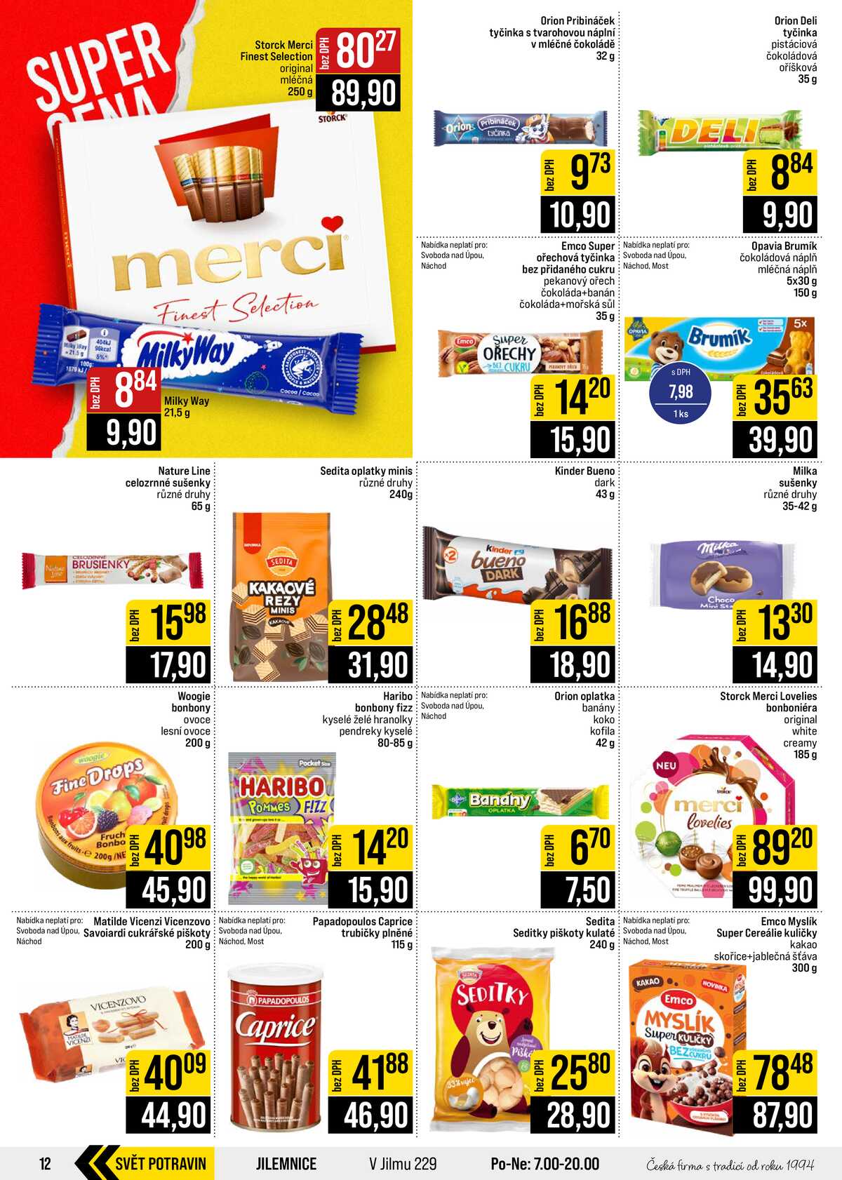 JIP Cash & Carry České Budějovice, Most, Náchod, Polička, Sušice a Svoboda nad Úpou od 19.8. do 25.8.2026 strana 12