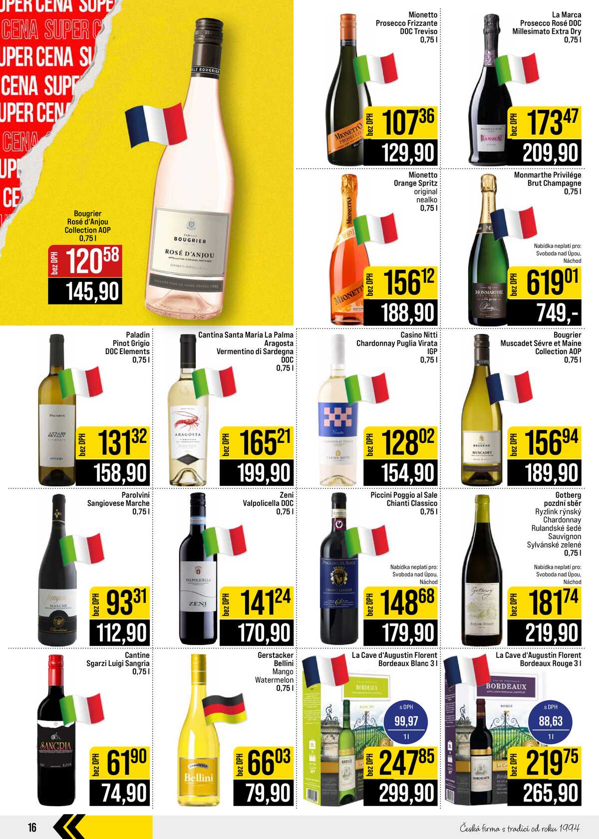 JIP Cash & Carry České Budějovice, Most, Náchod, Polička, Sušice a Svoboda nad Úpou od 19.8. do 25.8.2026 strana 16