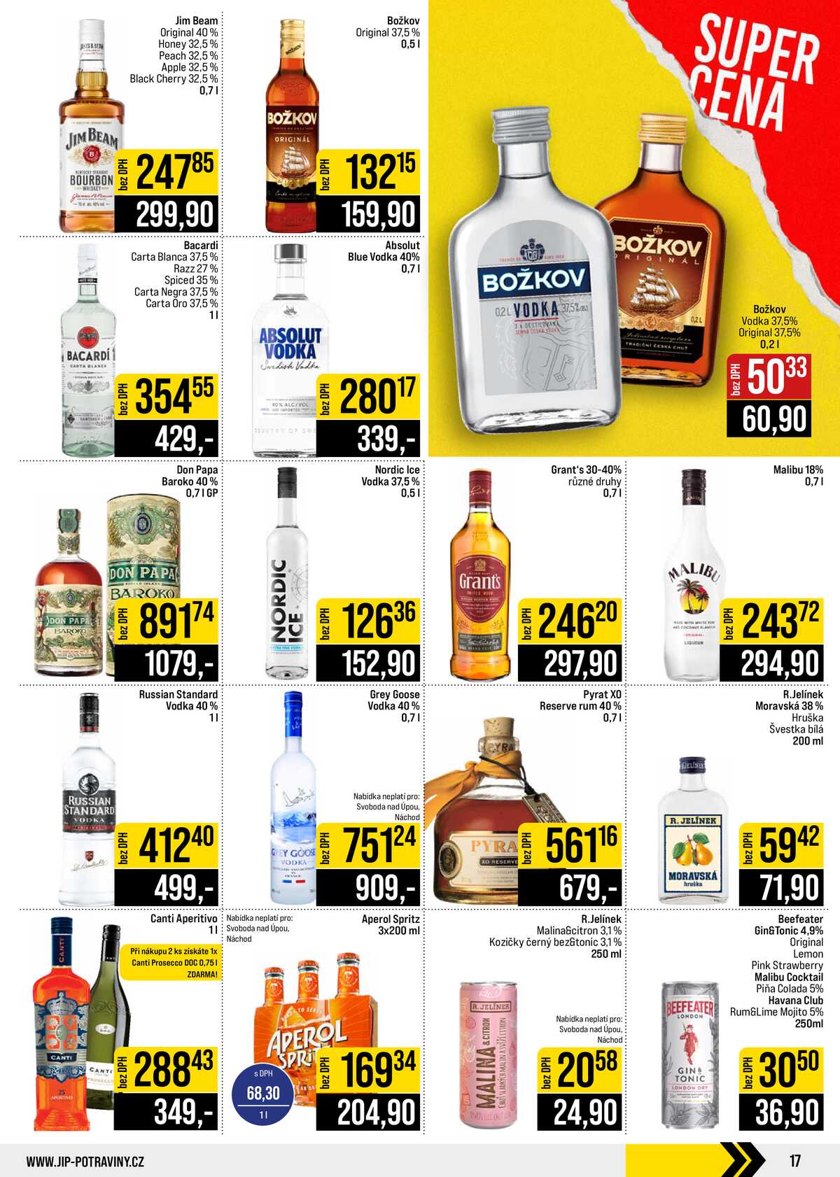 JIP Cash & Carry České Budějovice, Most, Náchod, Polička, Sušice a Svoboda nad Úpou od 19.8. do 25.8.2026 strana 17