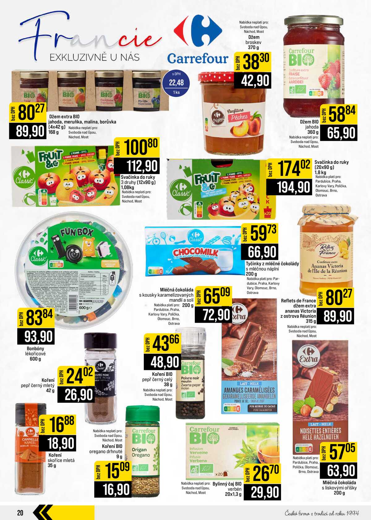 JIP Cash & Carry České Budějovice, Most, Náchod, Polička, Sušice a Svoboda nad Úpou od 19.8. do 25.8.2026 strana 20
