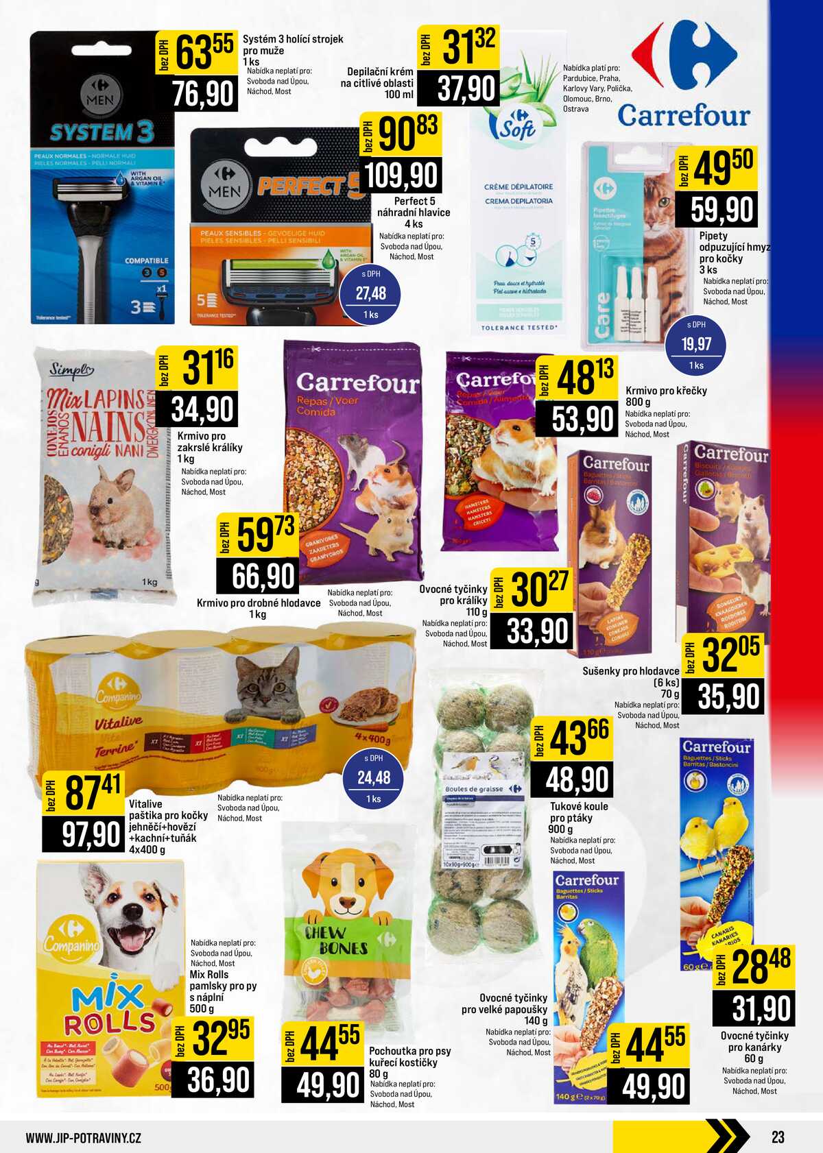 JIP Cash & Carry České Budějovice, Most, Náchod, Polička, Sušice a Svoboda nad Úpou od 19.8. do 25.8.2026 strana 23