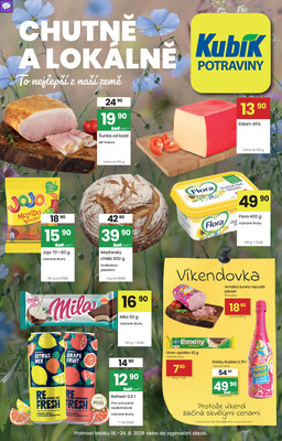 Kubík potraviny letáky