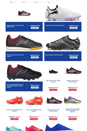 Intersport Kopačky a míče - 20. 8. 2026
