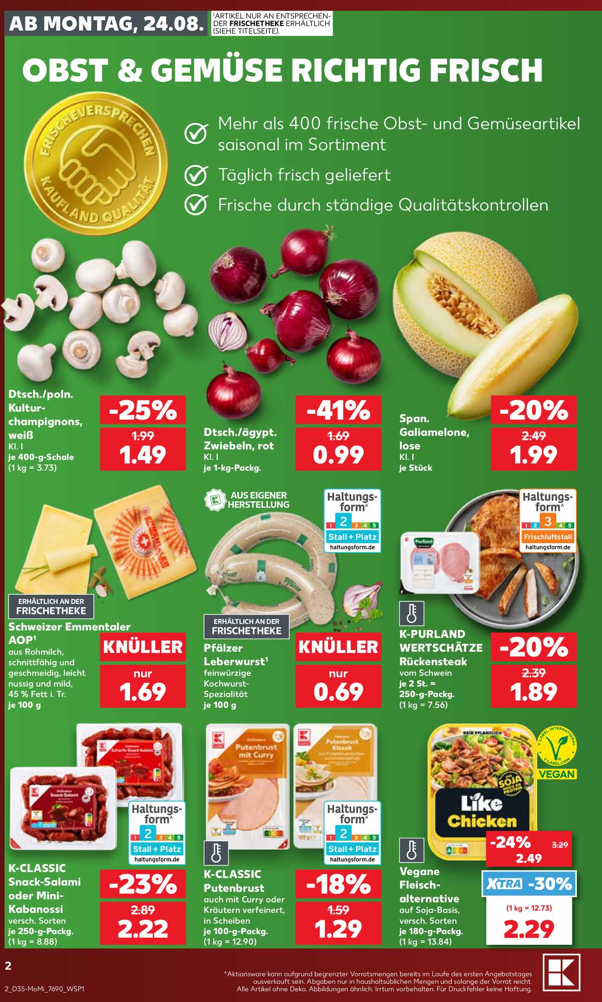 Leták Kaufland Německo 24.8.-26.8.2026 strana 2