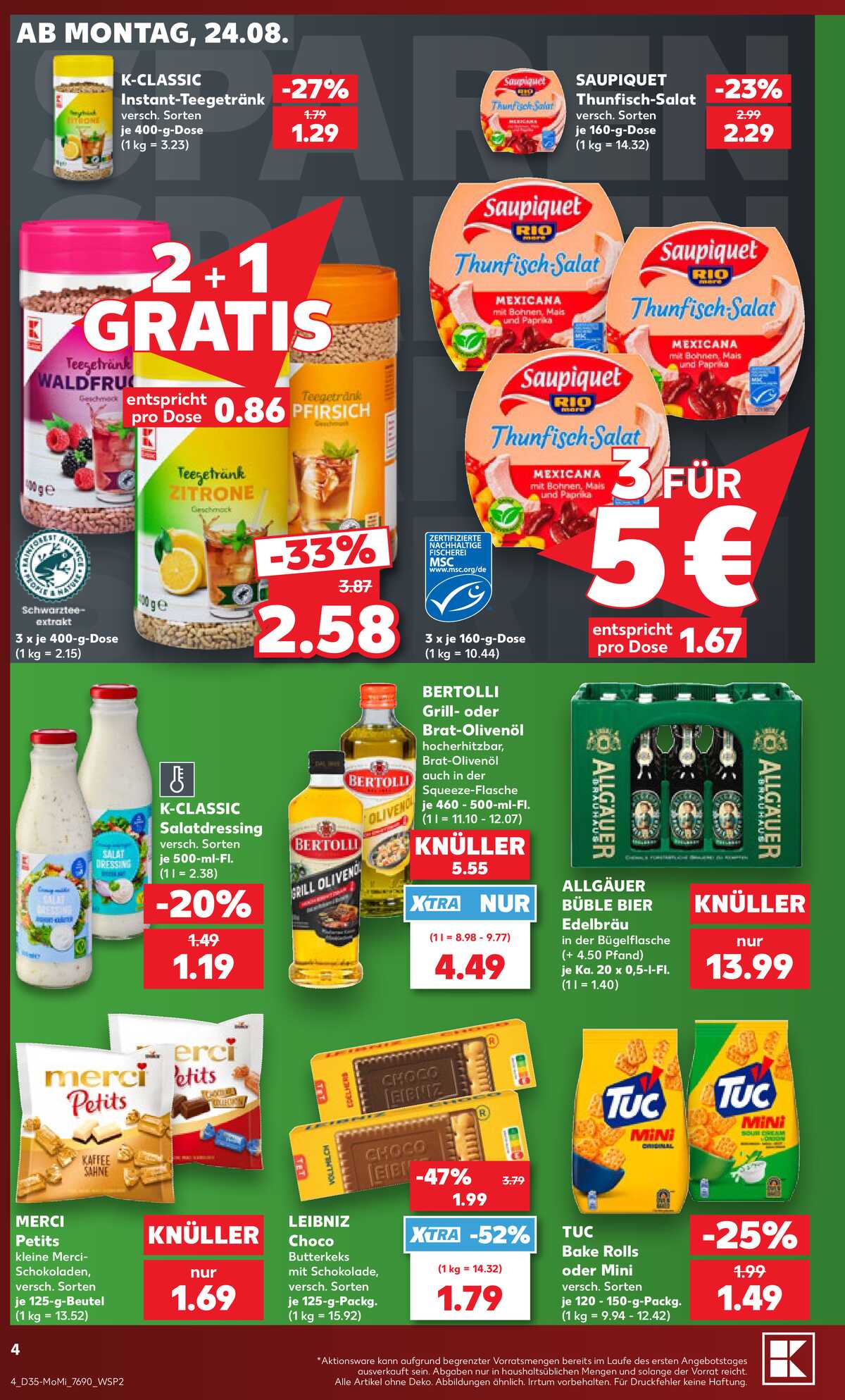 Leták Kaufland Německo 24.8.-26.8.2026 strana 4