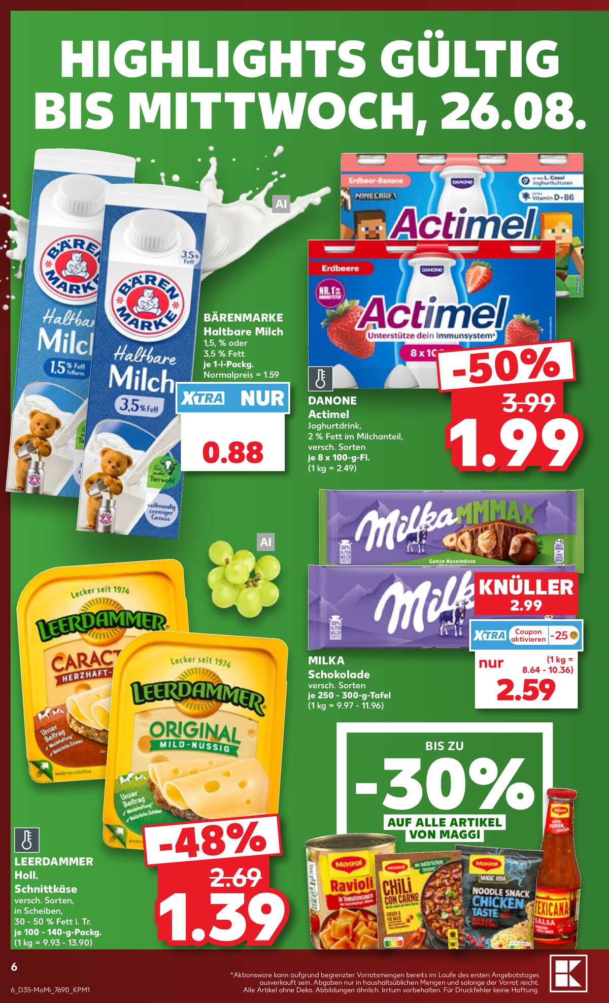 Leták Kaufland Německo 24.8.-26.8.2026 strana 6