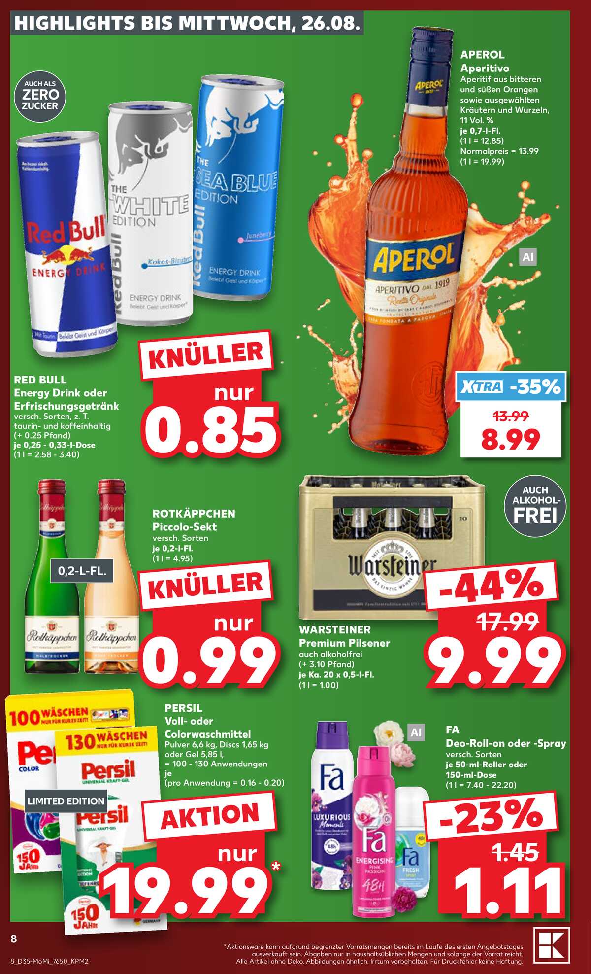 Leták Kaufland Německo 24.8.-26.8.2026 strana 8