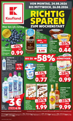 Leták Kaufland Německo 24.8.-26.8.2026