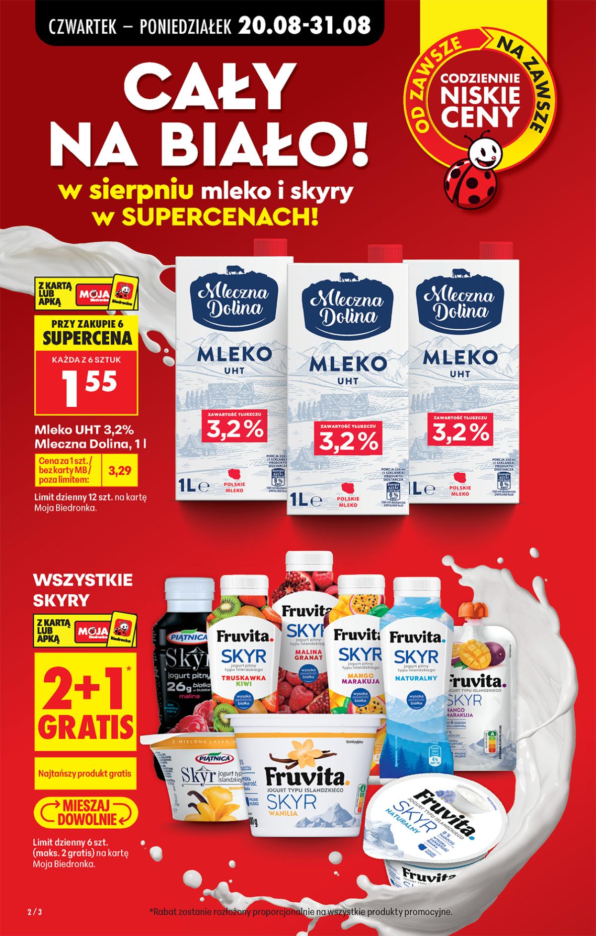 Leták Biedronka Polsko 20.8.-26.8.2026 strana 2