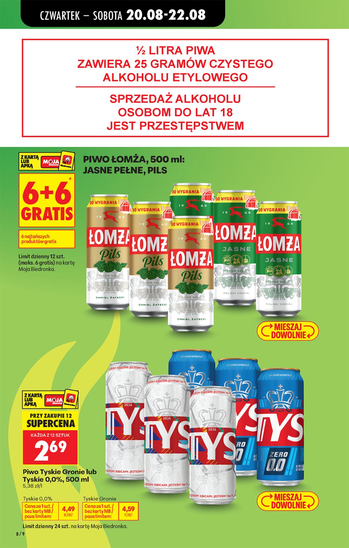 Leták Biedronka Polsko 20.8.-26.8.2026 strana 8