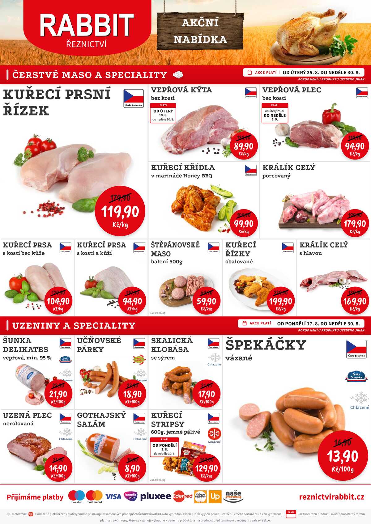 RABBIT řeznictví od 24.8. do 30.8.2026 strana 1