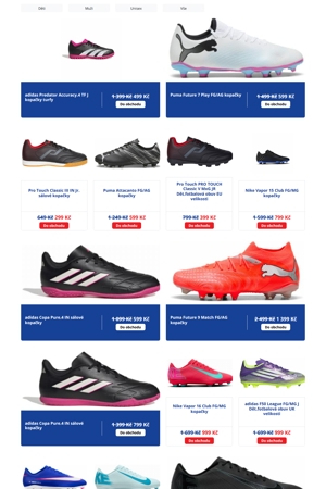 Intersport Kopačky a míče - 21. 8. 2026