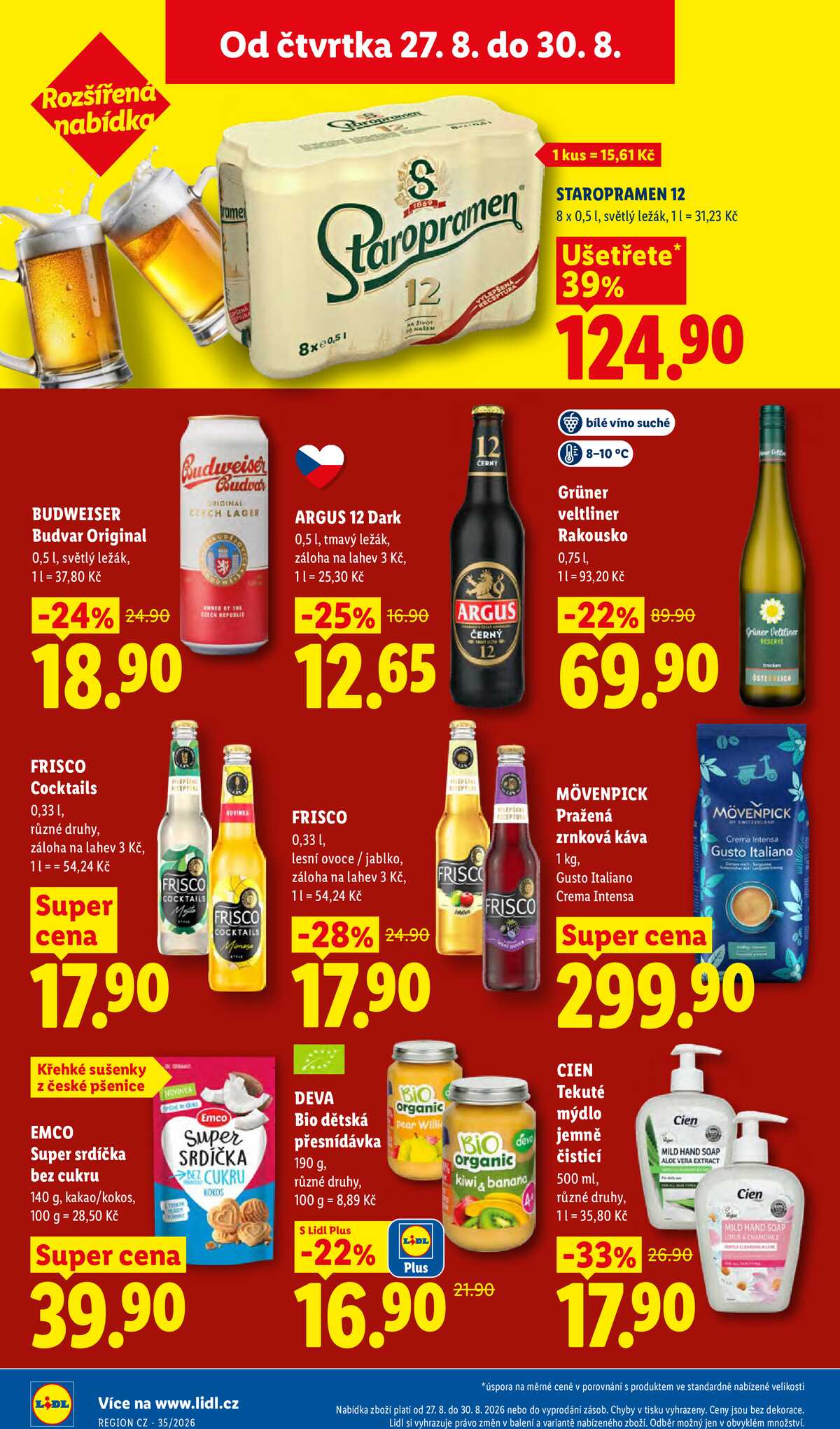 Lidl Čtvrtek od 27.8. do 30.8.2026 strana 34
