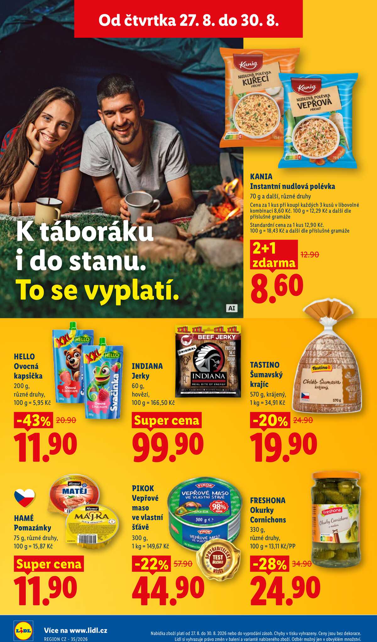 Lidl Čtvrtek od 27.8. do 30.8.2026 strana 36