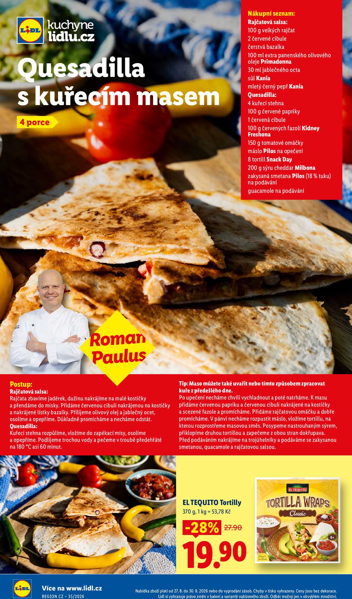 Lidl Čtvrtek od 27.8. do 30.8.2026 strana 50