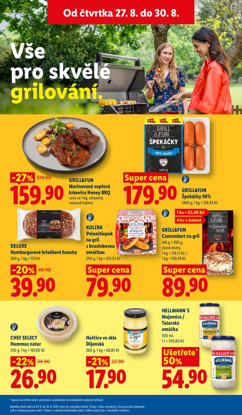 Lidl Čtvrtek od 27.8. do 30.8.2026