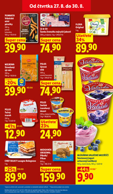 Lidl Čtvrtek od 27.8. do 30.8.2026