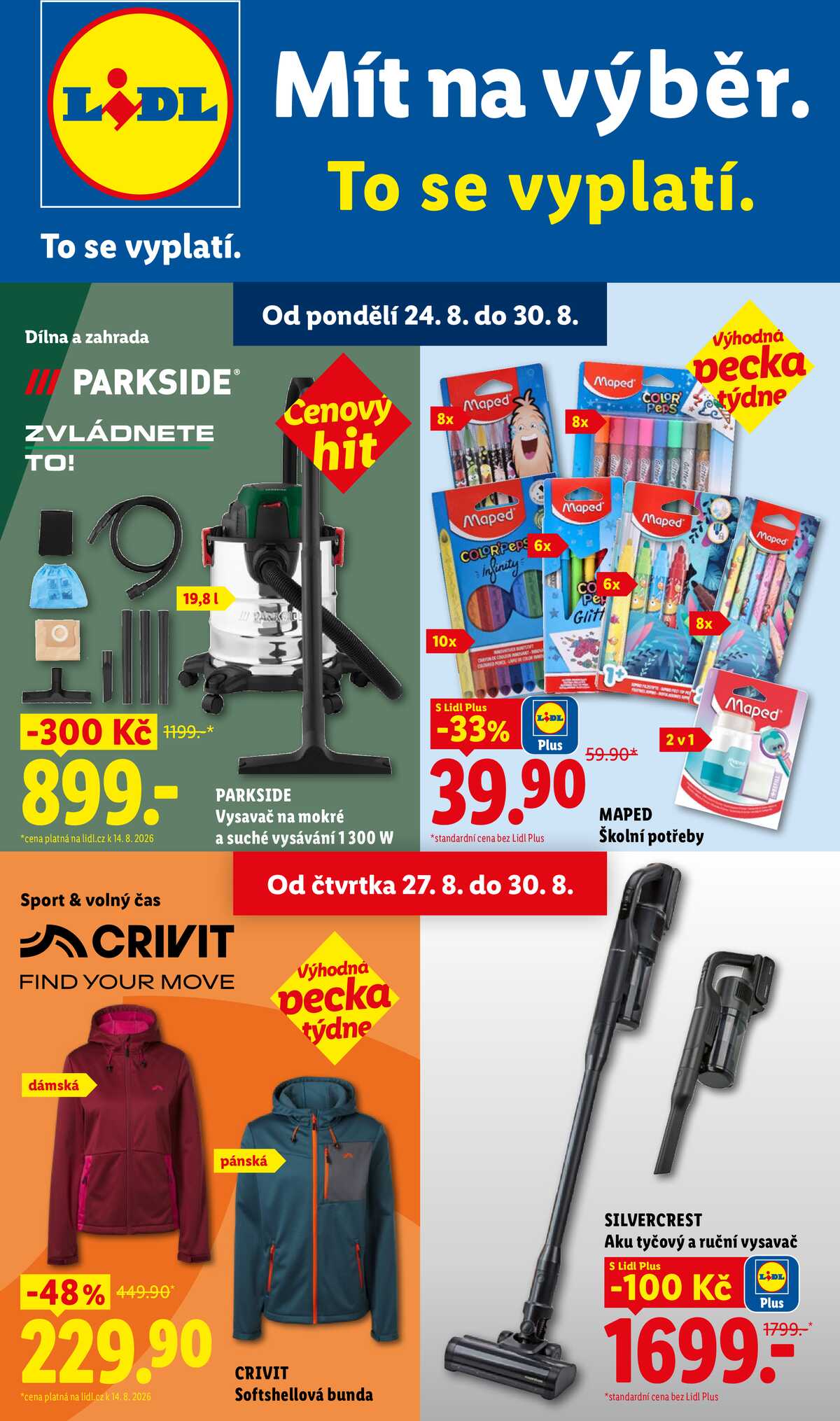 Lidl Spotřební zboží 24.8. - 30.8. strana 1