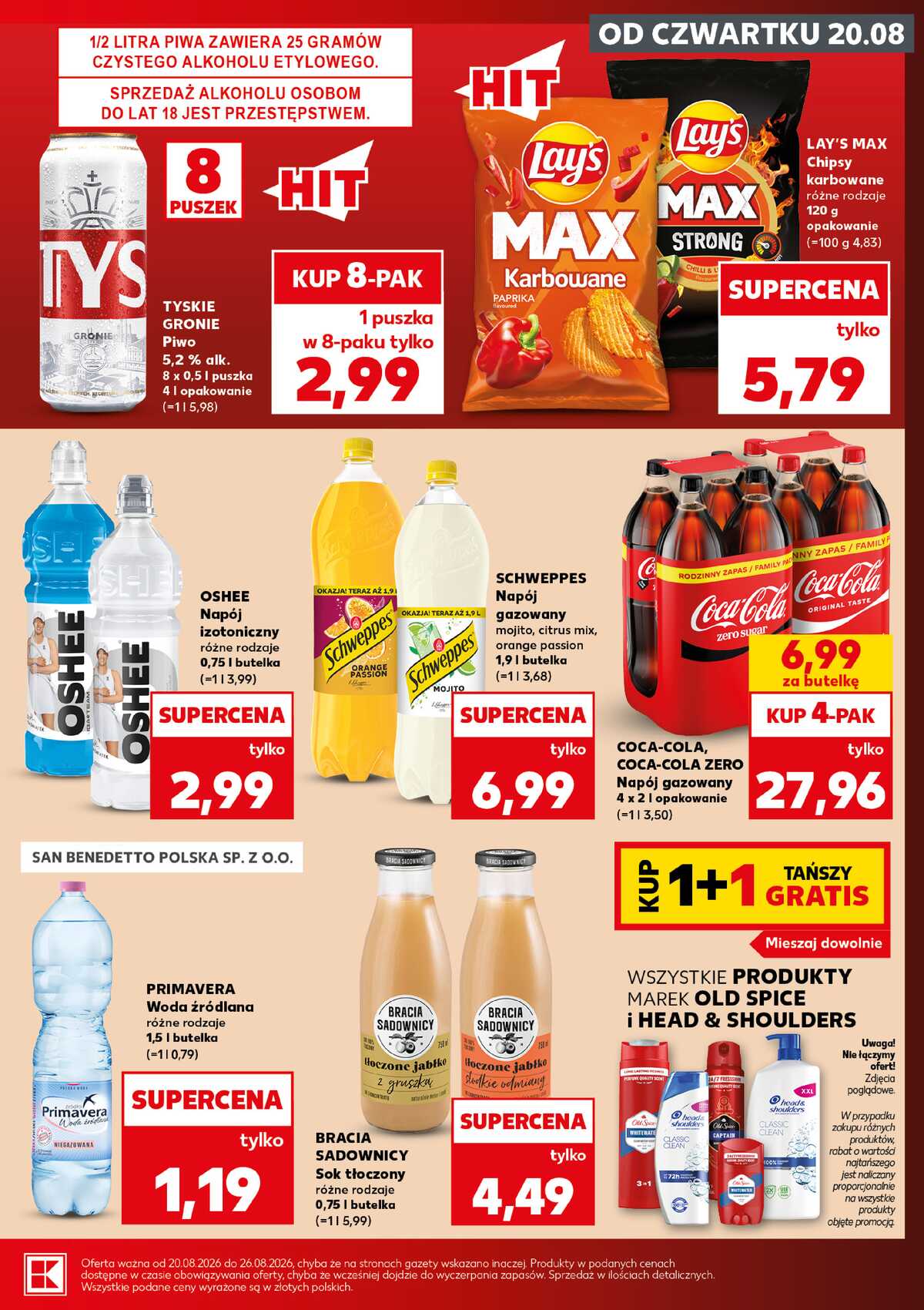 Leták Kaufland Polsko 24.8.-26.8.2026 - Silný start strana 9