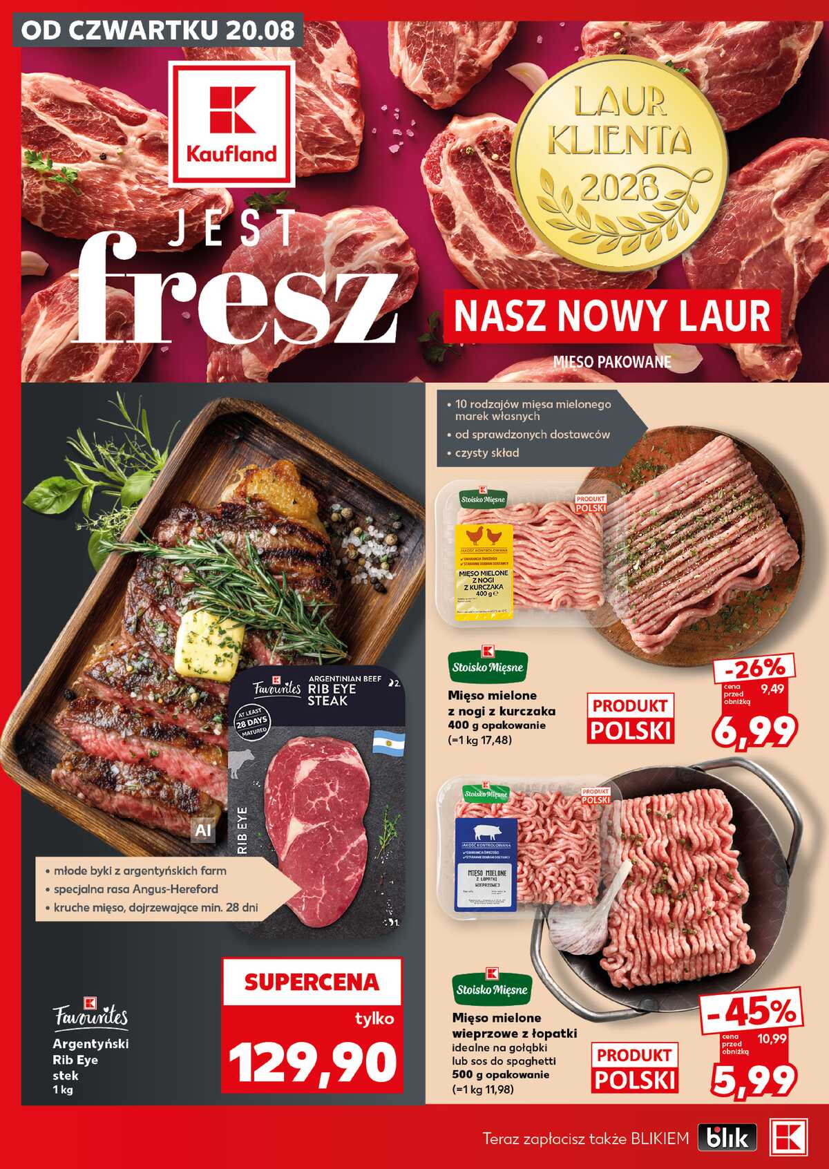 Leták Kaufland Polsko 24.8.-26.8.2026 - Silný start strana 14