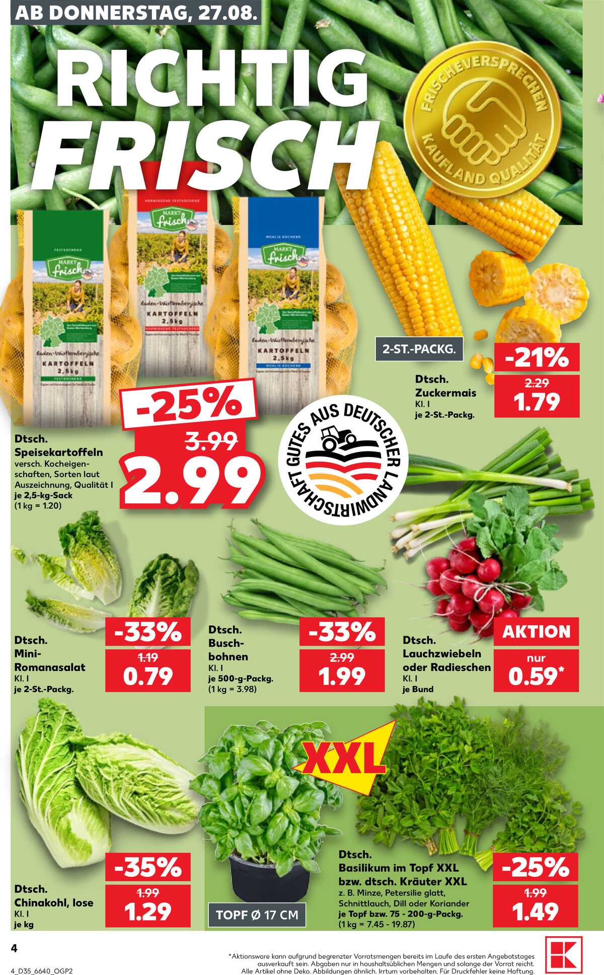 Leták Kaufland Německo 27.8.-2.9.2026 strana 4